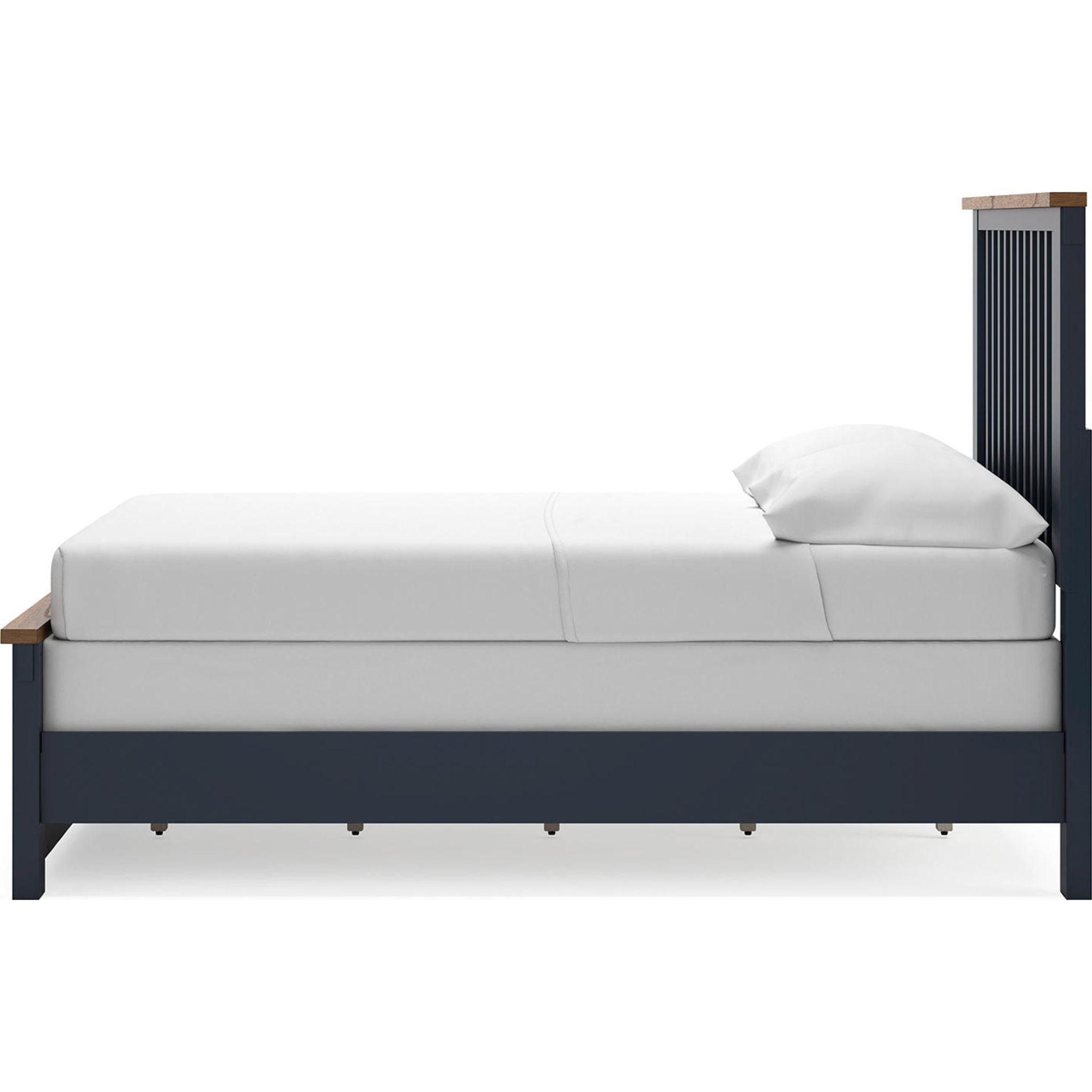 Landocken Panel Bed - Blue/Brown