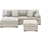 Cuddle Plush 3 Piece Modular Sectional with Chaise