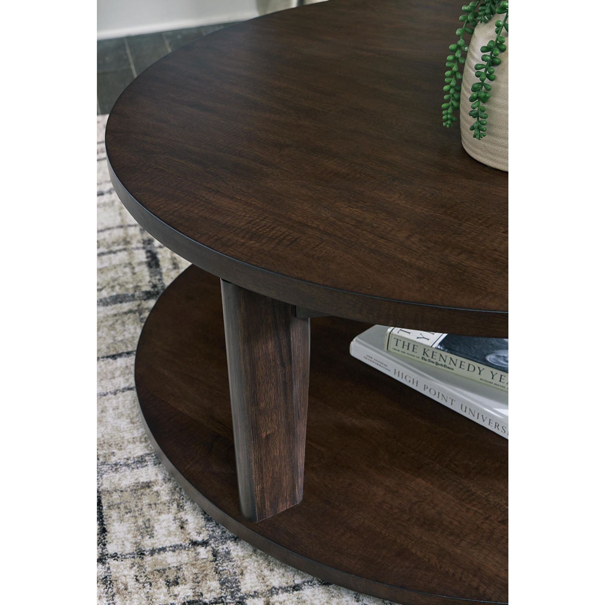 Korestone 2 Coffee Table - Dark Brown