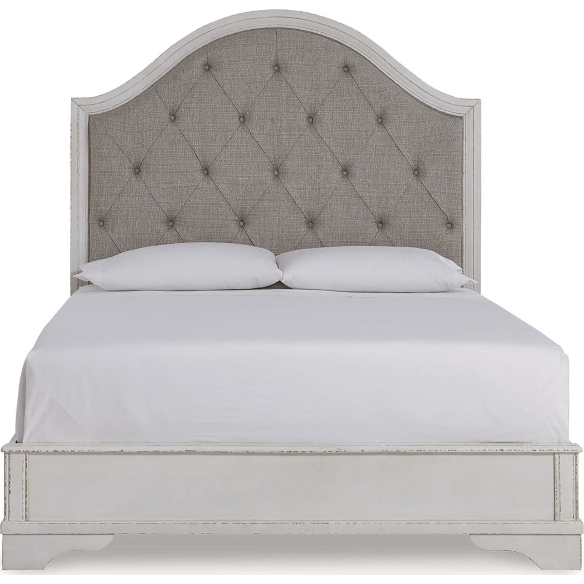 Blendon Panel Bed - Rustic Brown