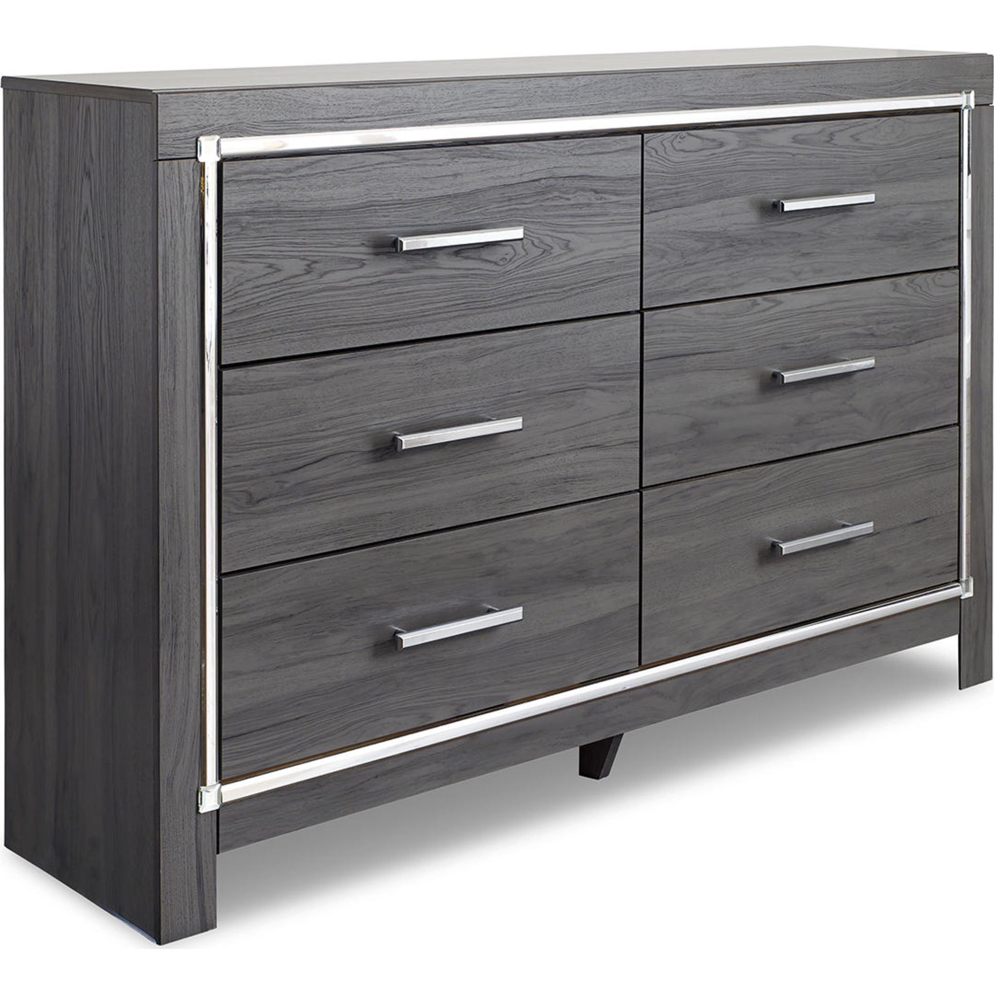 Lodanna Dresser and Mirror - Gray