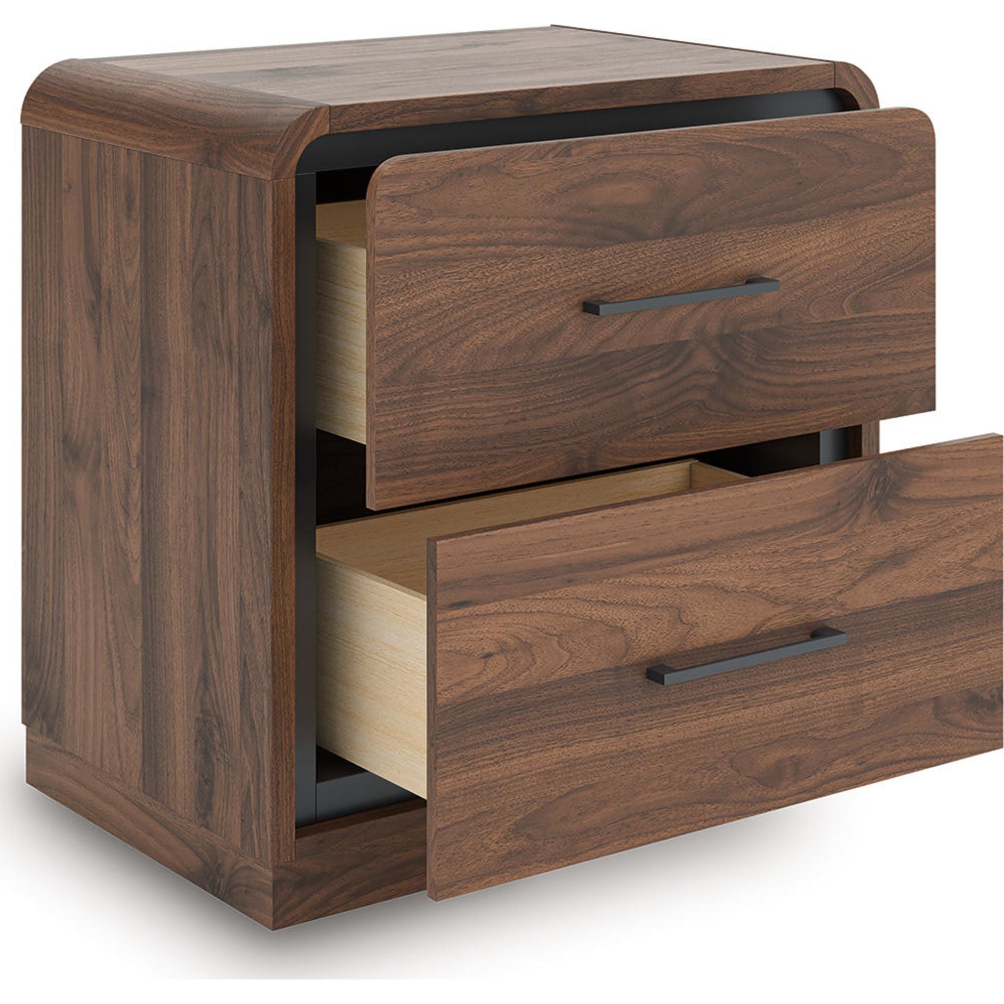 Fortlorn Nightstand - Walnut Brown