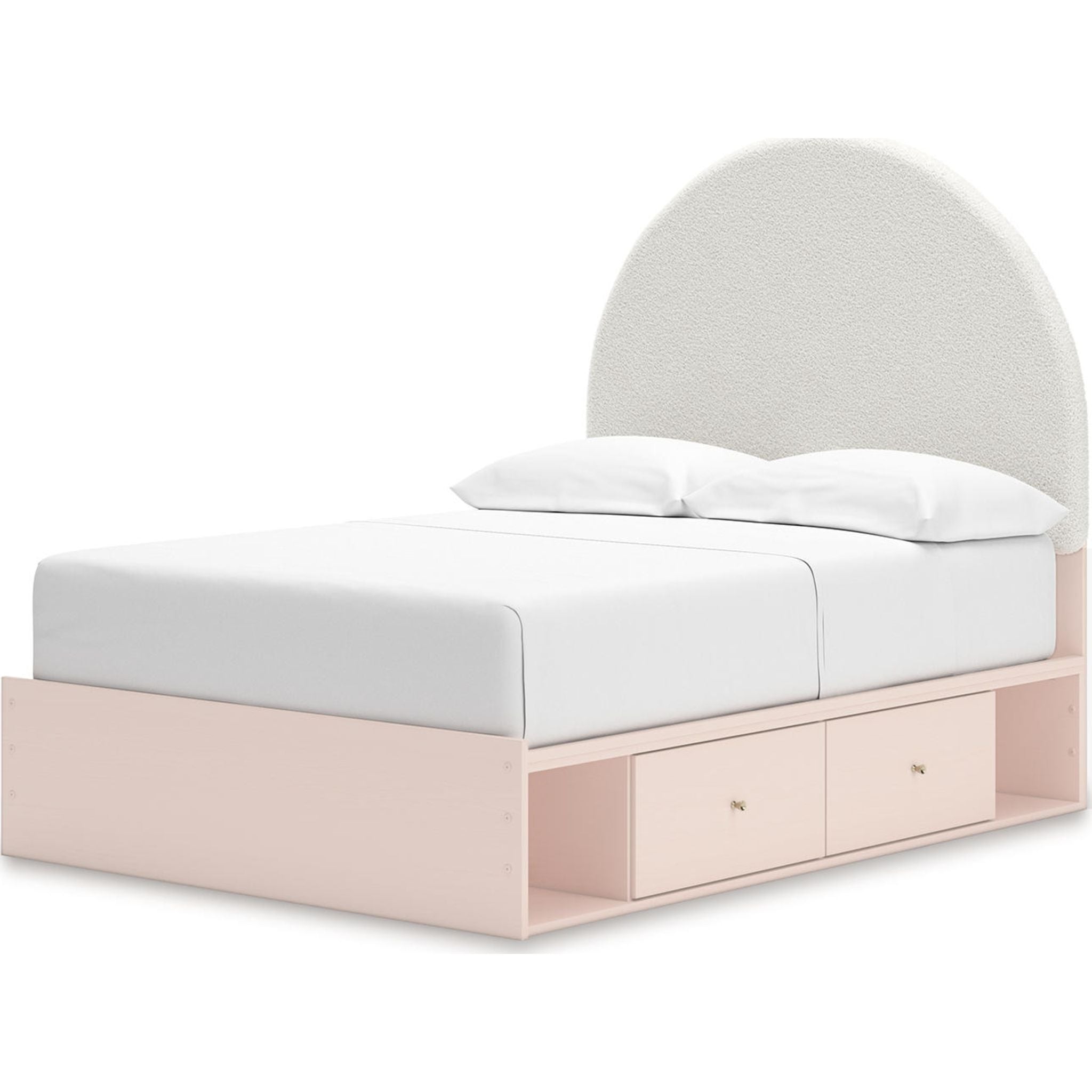 Wistenpine Full Storage Bed - Blush