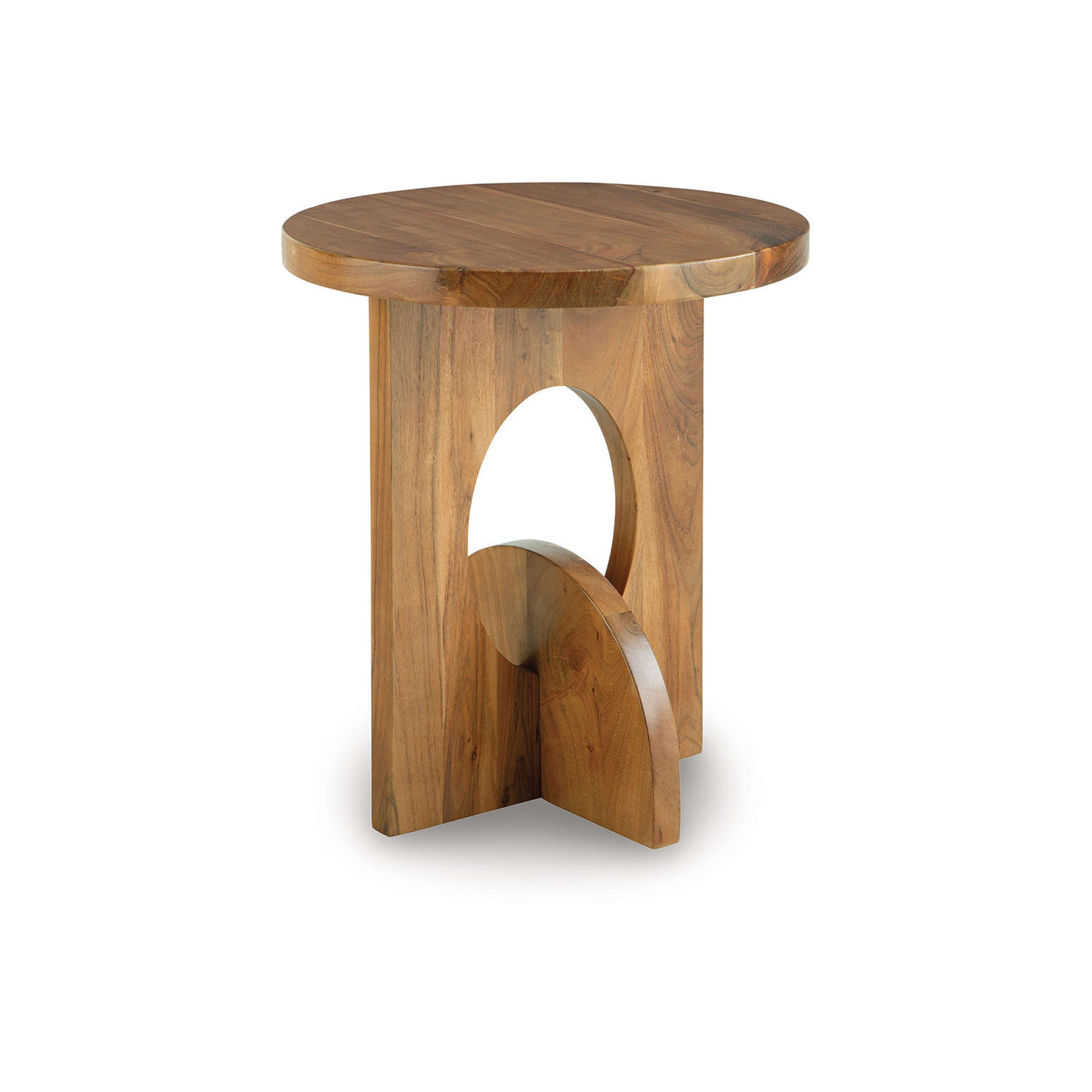 Hollbourne Accent Table - Brown