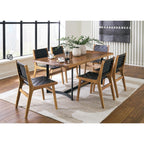 Fortmaine Dining Table - Brown/Black - (D872-25)