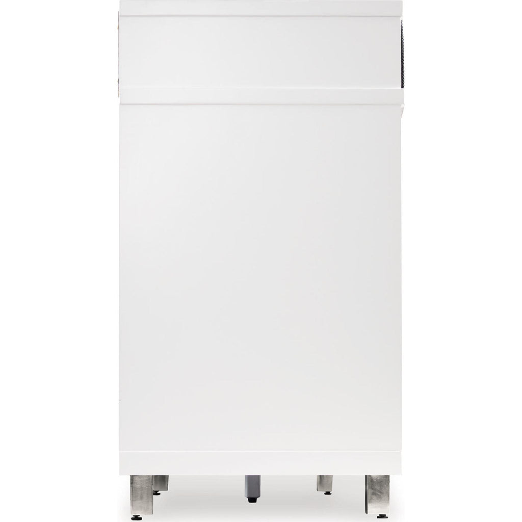 Gardoni TV Stand with Fireplace - White/Black