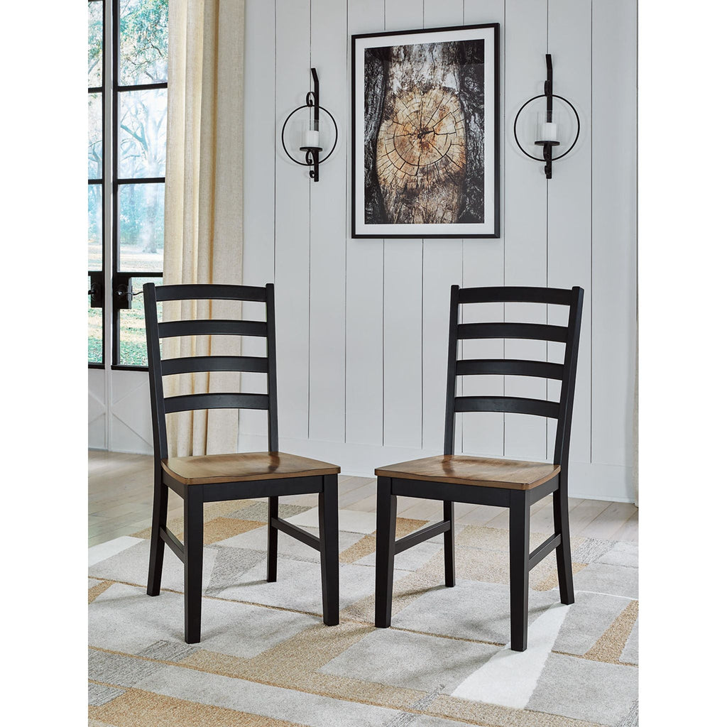 Wildenauer Dining Chair - Brown/Black - (D634-01)