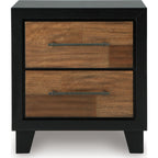 Kraeburn Nightstand - Brown/Black