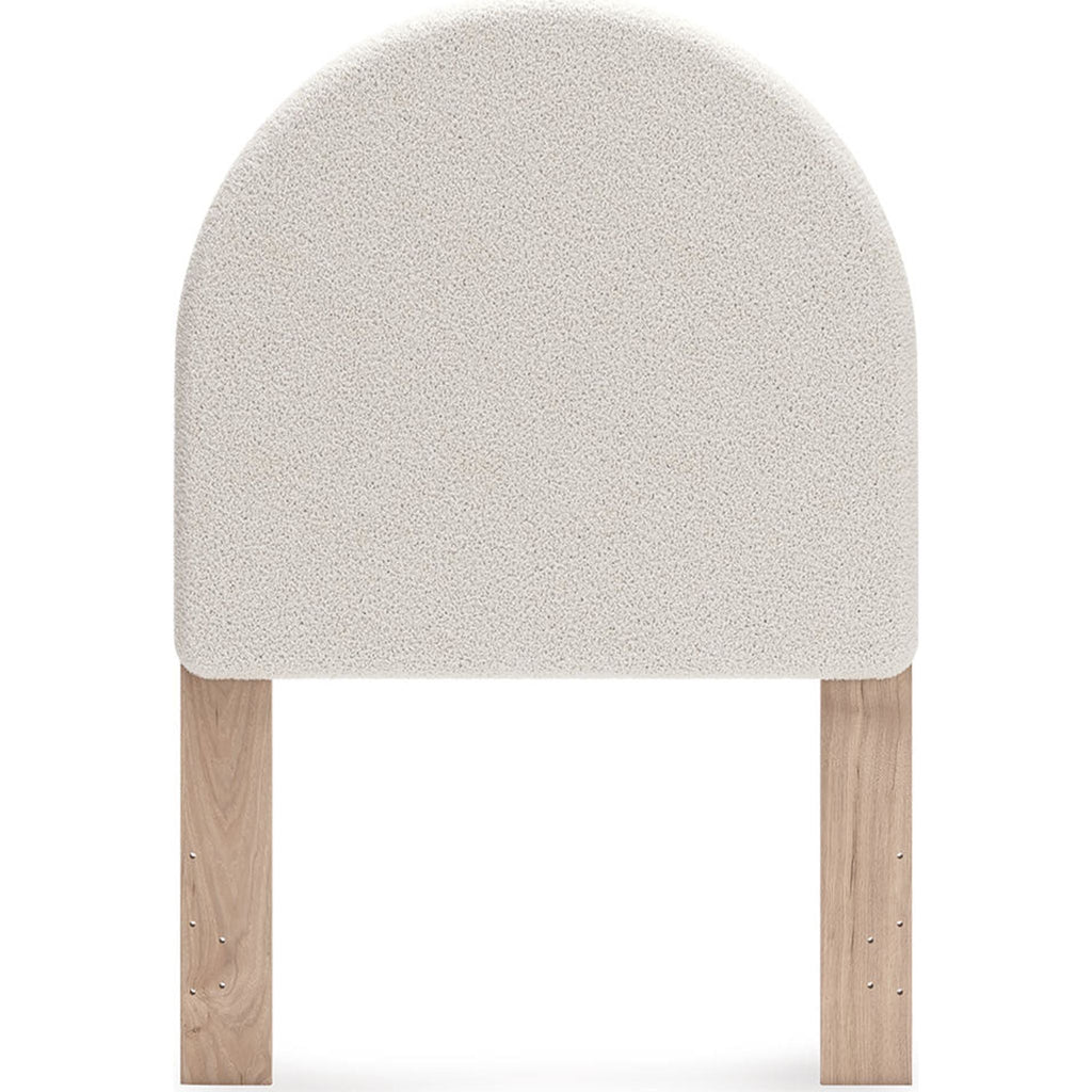 Arloster Upholstered Headboard - White/Tan
