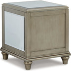 Chevanna End Table - Platinum