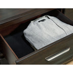 Vanmore Dresser and Mirror - Dark Brown