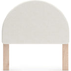 Arloster Upholstered Headboard - White/Tan