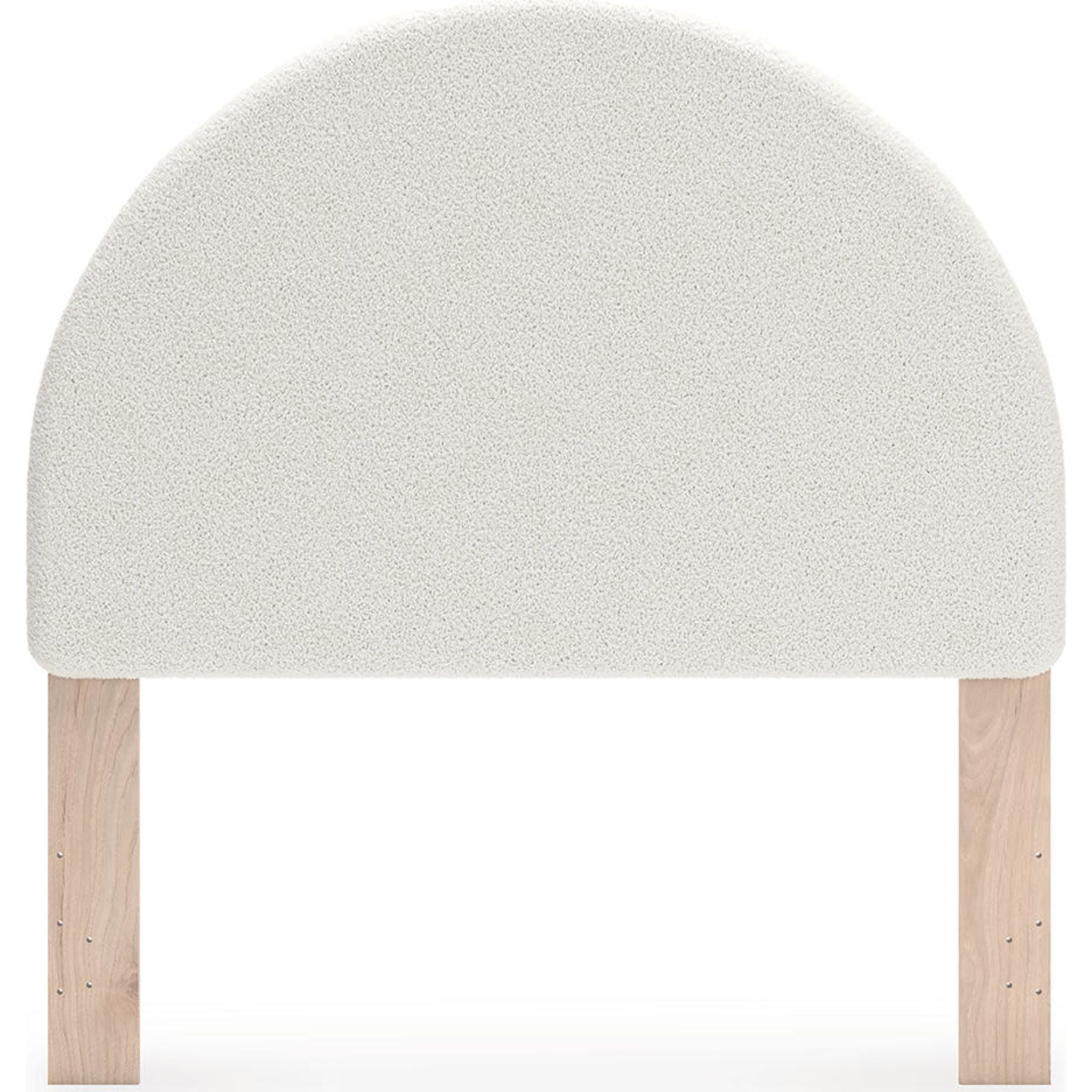 Arloster Upholstered Headboard - White/Tan