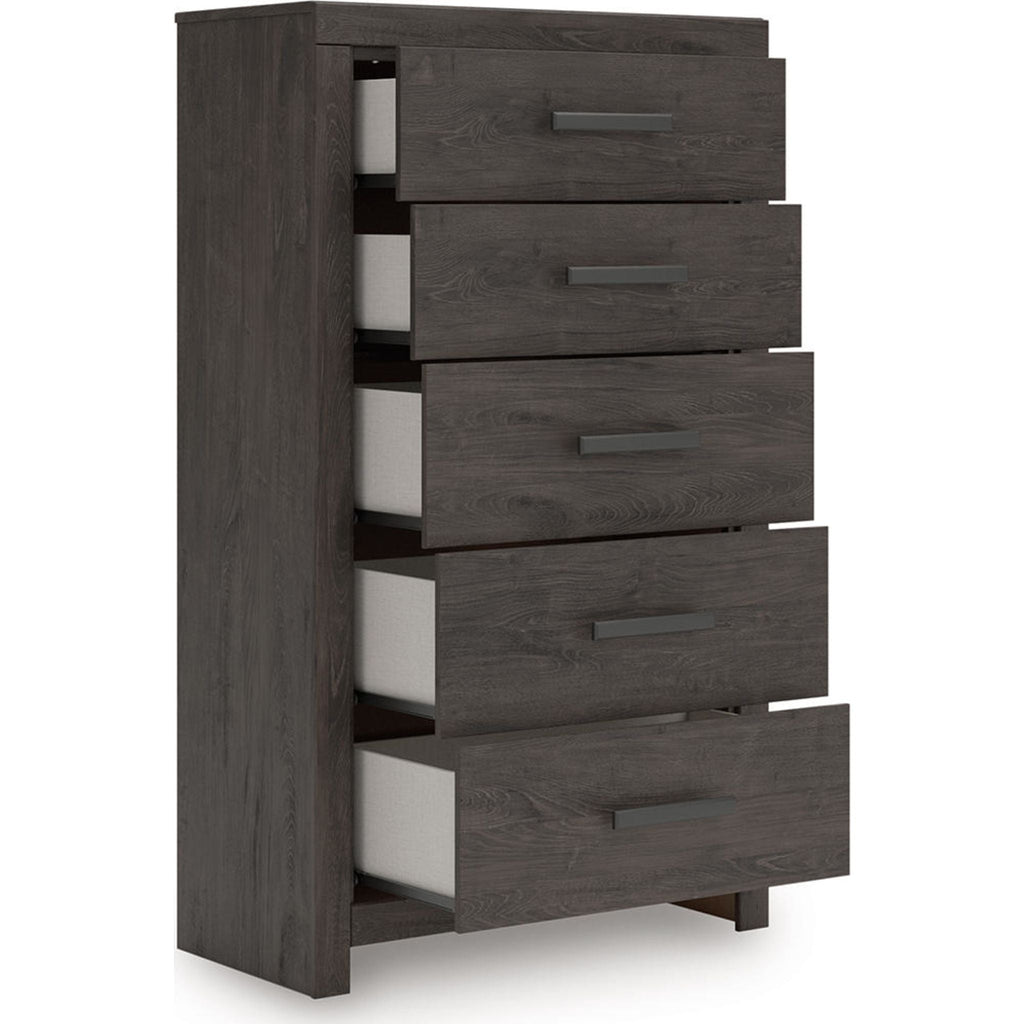 Prendonea Chest - Charcoal