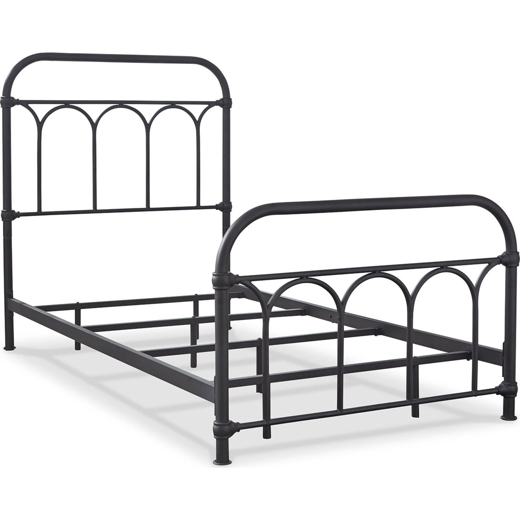 Nashburg Metal Bed - Black