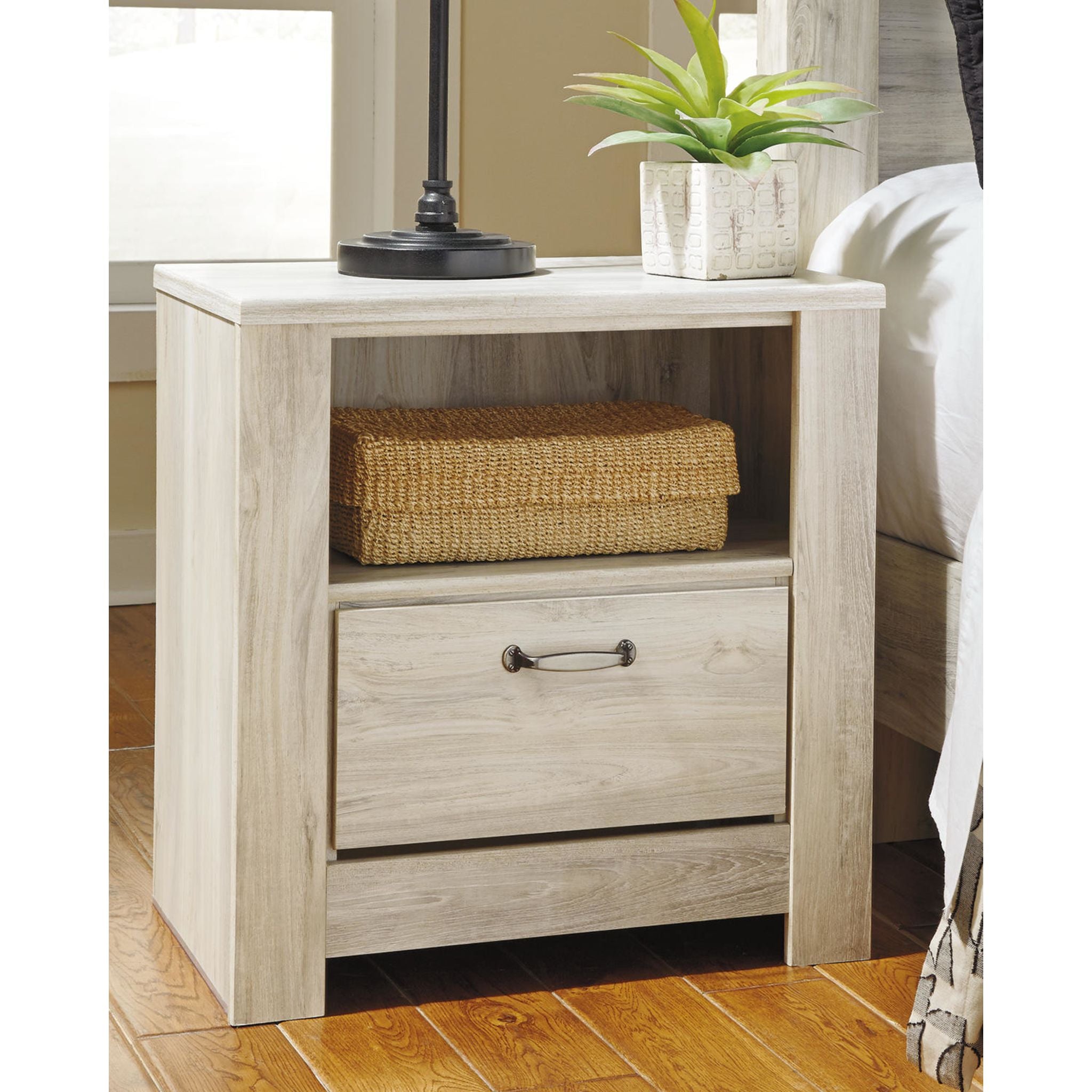 Bellaby Nightstand - Whitewash