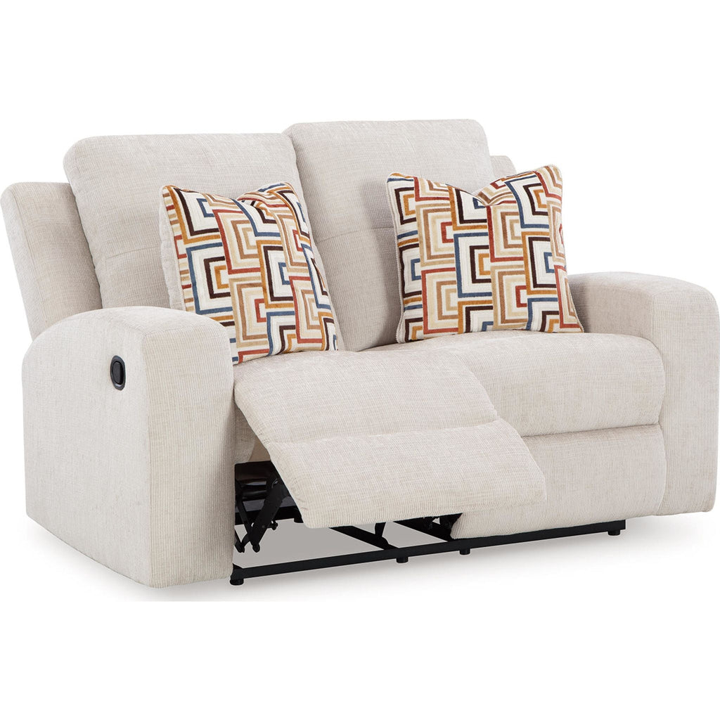 Danum Reclining Loveseat - Stone