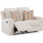 Danum Reclining Loveseat - Stone