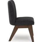 Dilenno Dining Chair - Black/Dark Brown - (PCD857-01)