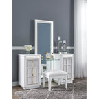 Chalanna Vanity and Mirror - White