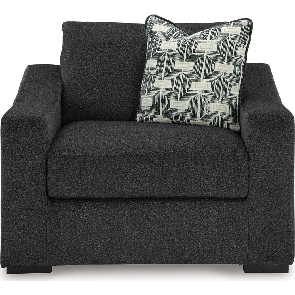 Wryenlynn Oversized Chair - Onyx