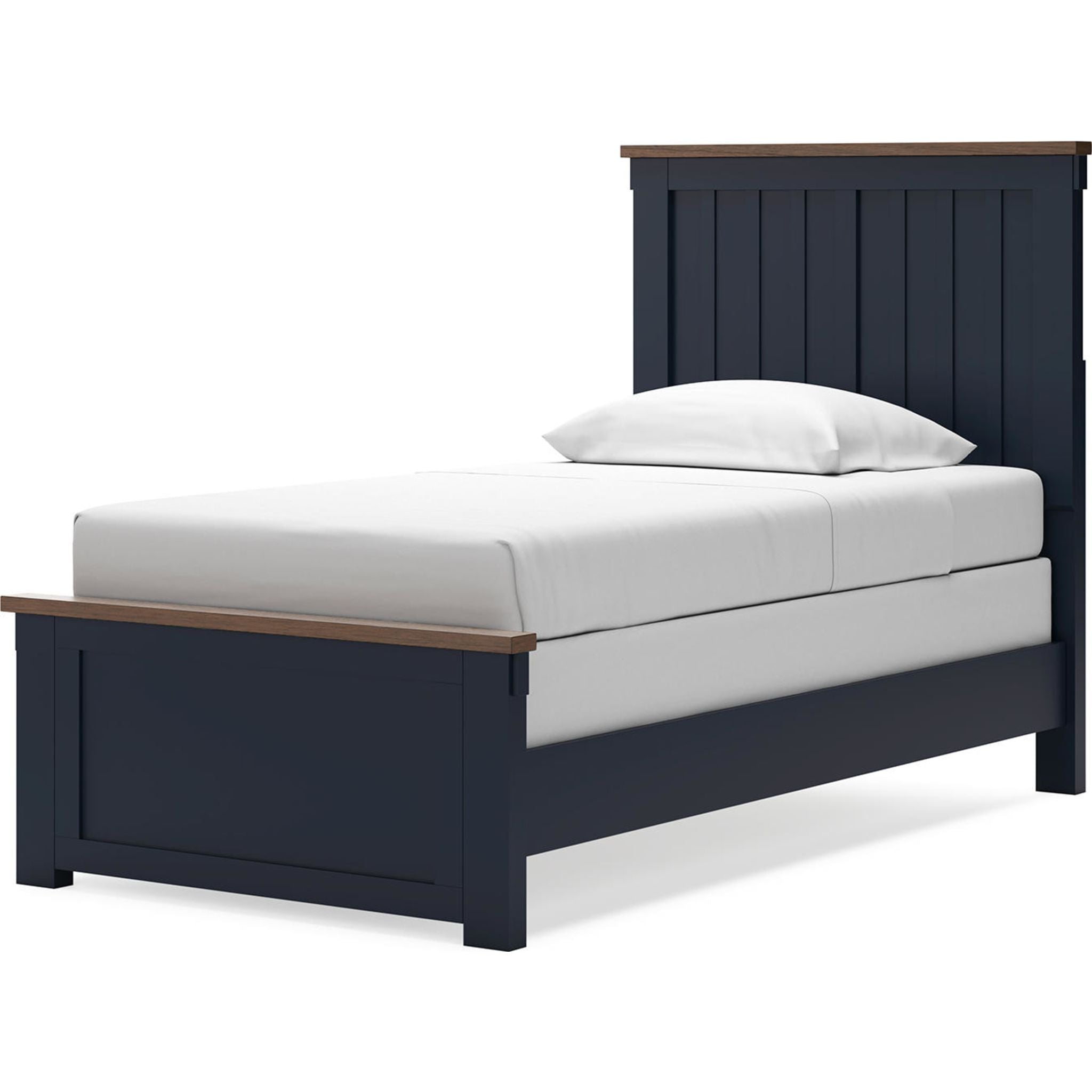 Landocken Panel Bed - Blue/Brown
