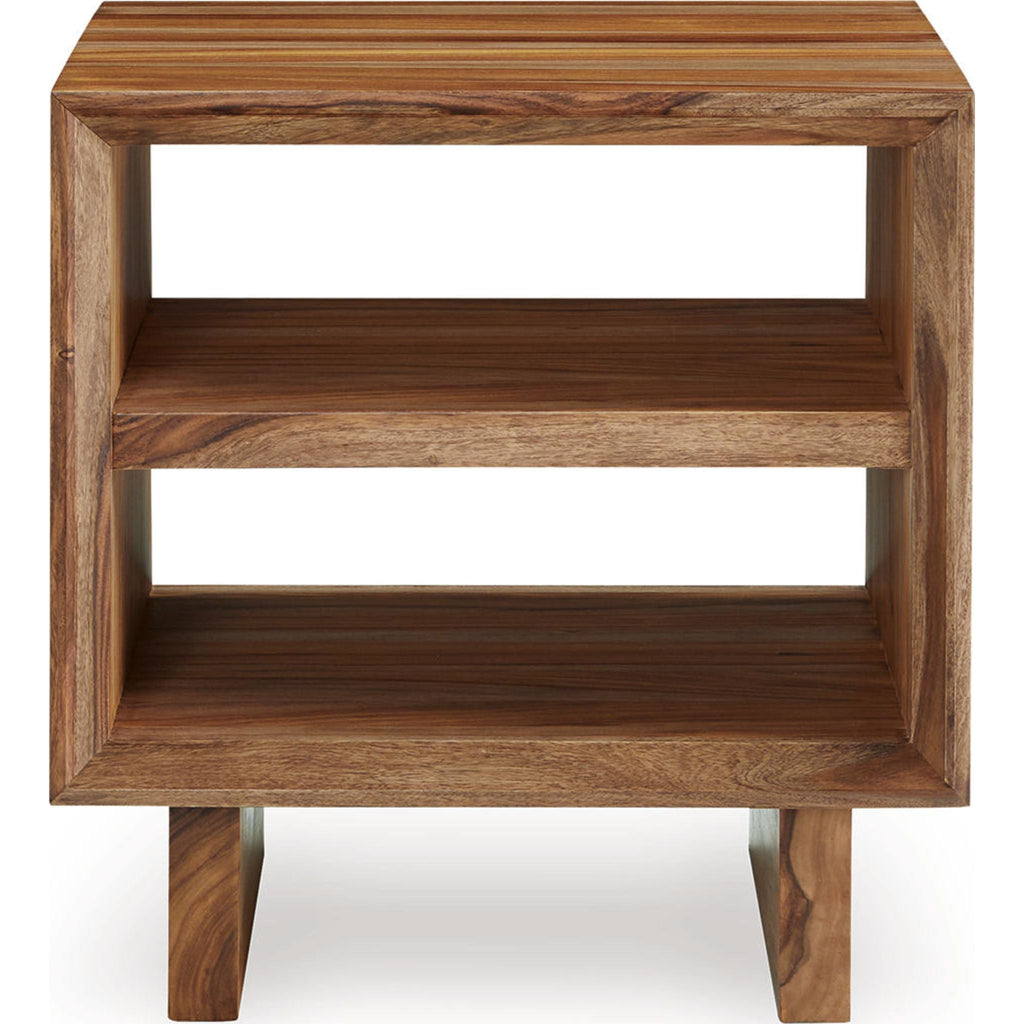 Dressonni End Table - Brown