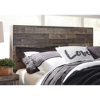 Derekson Panel Headboard - Multi Gray