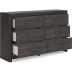 Hollivern Dresser - Dark Gray