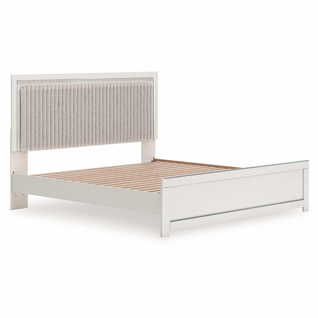 Zuraleus King Platform Bed - White
