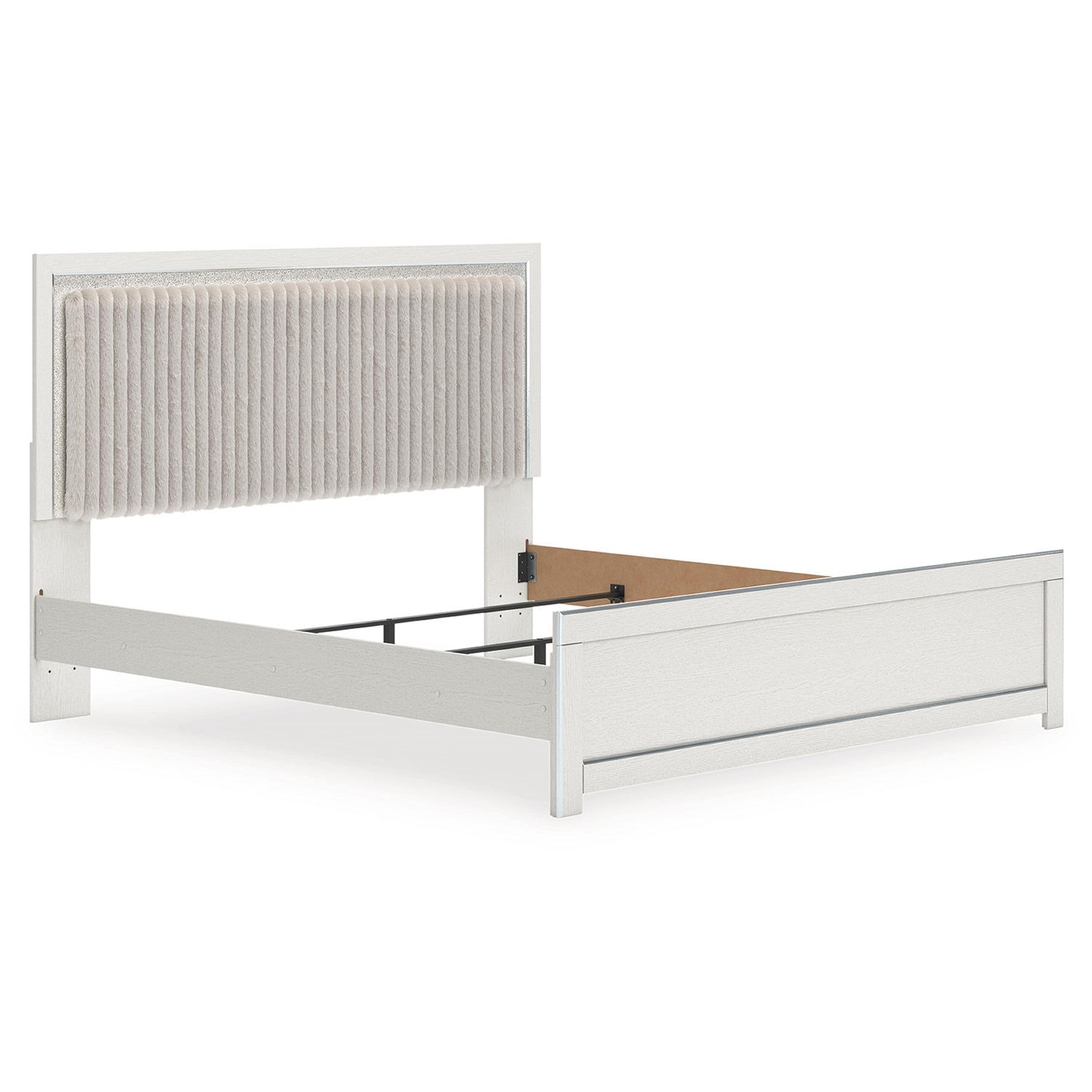 Zuraleus King Upholstered Bed - White
