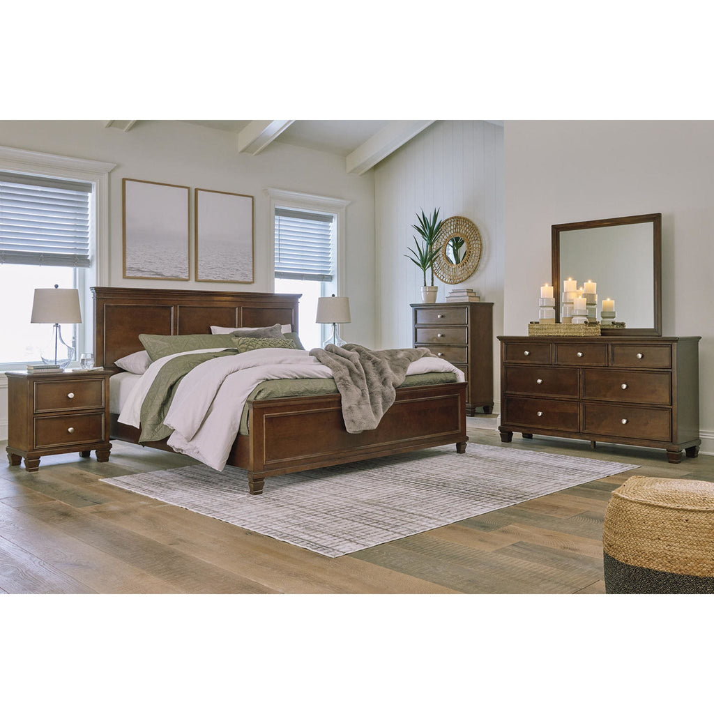 Danabrin Dresser and Mirror - Brown