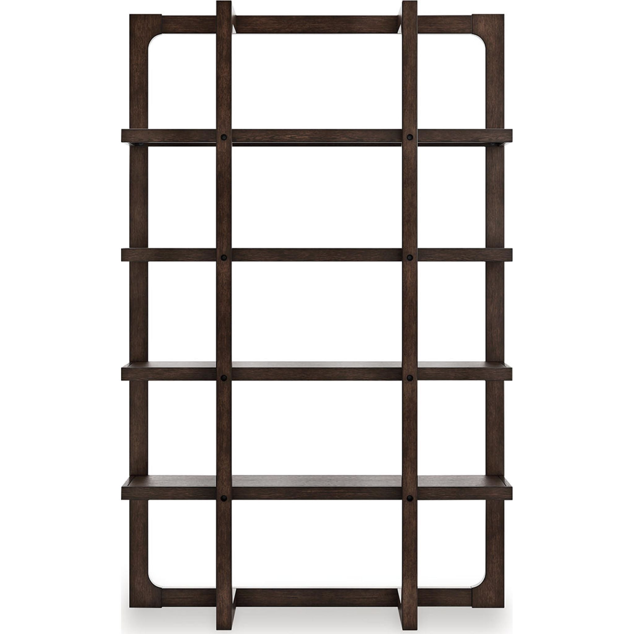 Breckington Bookcase - Dark Brown