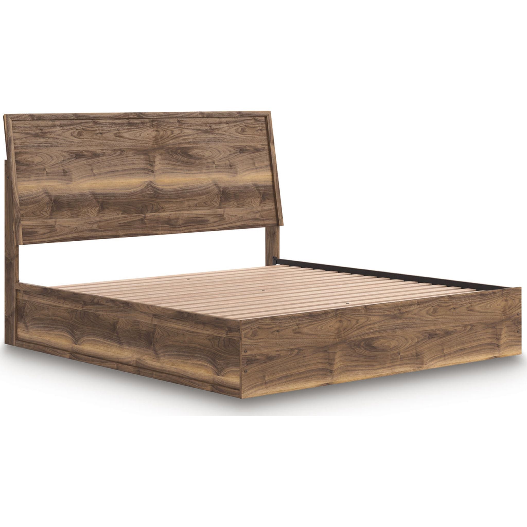 Chirason King Panel Bed - Brown