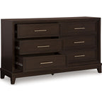 Neymorton Dresser - Dark Grayish Brown