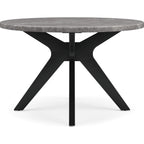 Glinari Dining Table - Taupe/Black - (D476-15)