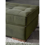 Caspian-Town Oversized Accent Ottoman - Olive