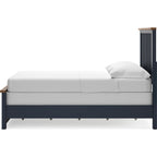 Landocken Panel Bed - Blue/Brown