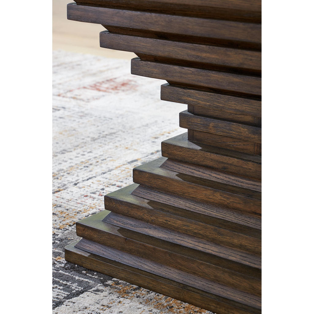 Hannodream End Table - Warm Brown