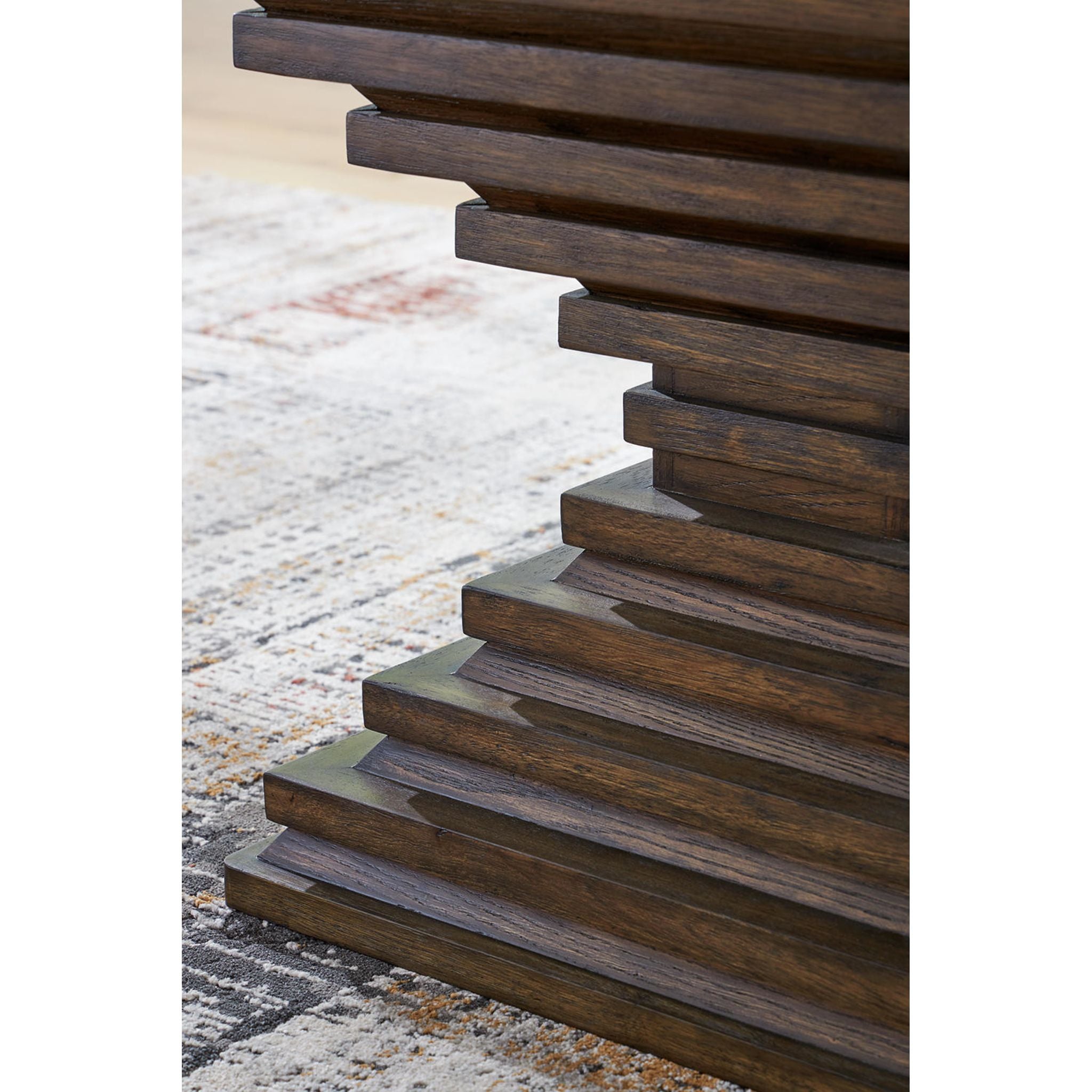 Hannodream End Table - Warm Brown