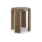 Gavrilley Accent Table - Gray/White/Brown