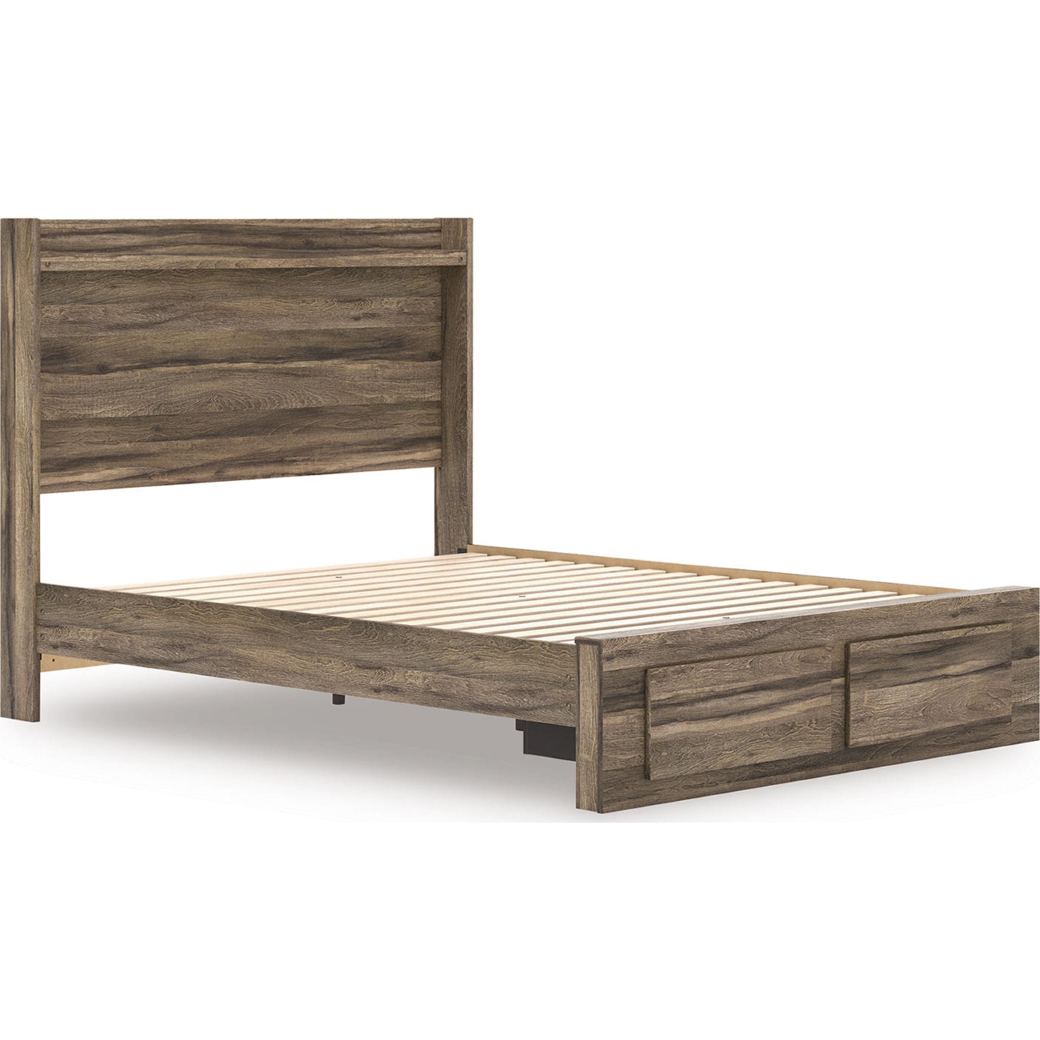 Elbrim Storage Bed - Brown