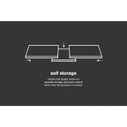 Hallanden Dining Extension Table - Gray - (D589-35)