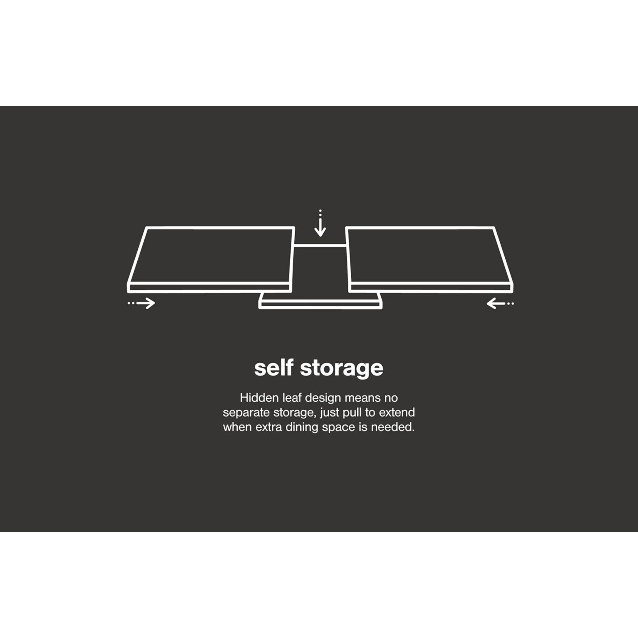 Hallanden Dining Extension Table - Gray - (D589-35)