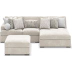 Cuddle Plush 3 Piece Modular Sectional with Chaise