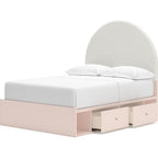 Wistenpine Full Storage Bed - Blush