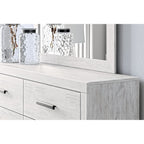 Cayboni 6 Piece King Panel Bedroom - Whitewash