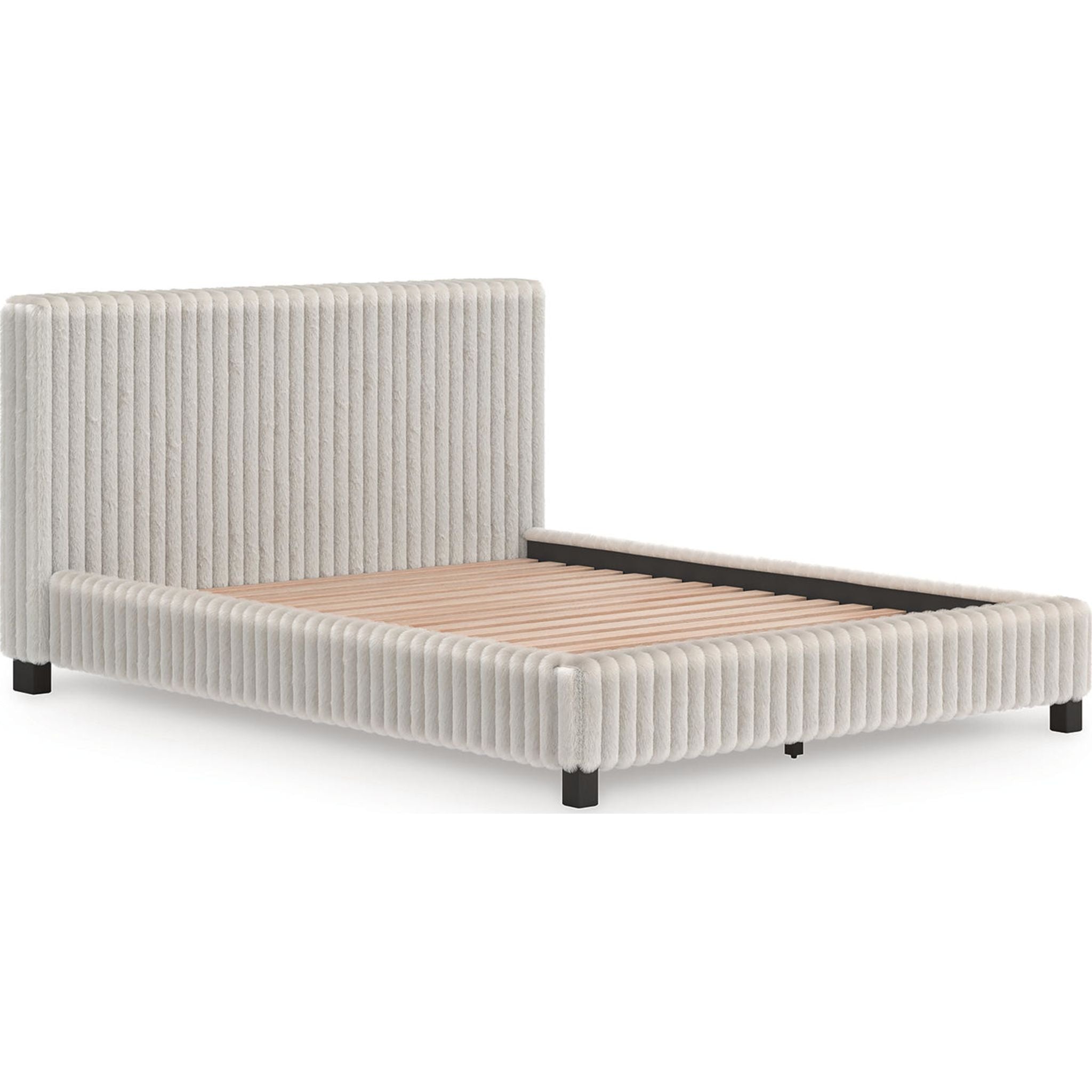 Zuraleus Queen Upholstered Bed - White
