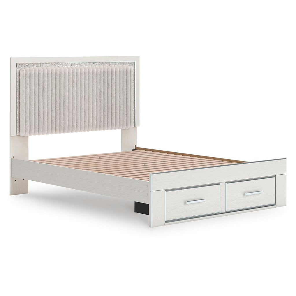 Zuraleus Queen Storage Bed - White