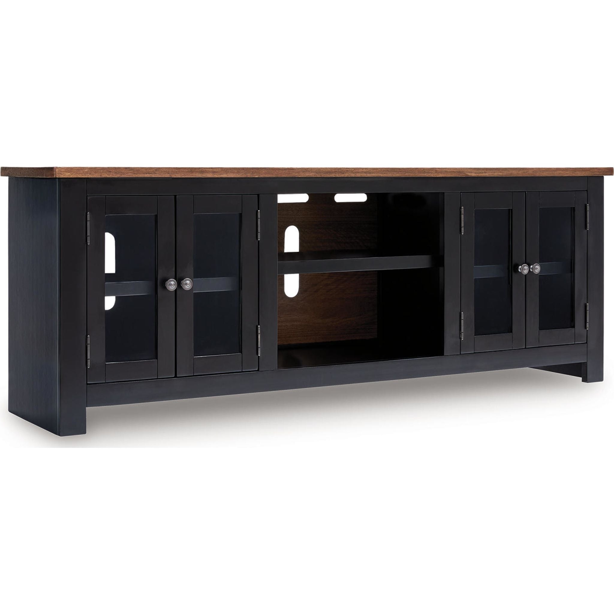 Wildenauer TV Stand - Brown/Black